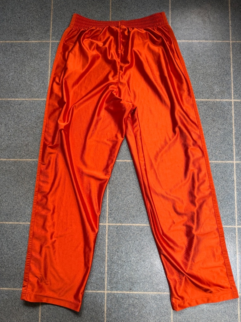 NIKE Vintage Tear-Away Basketball Pants Dazzling Orange Y2K era - Picture 16 of 16